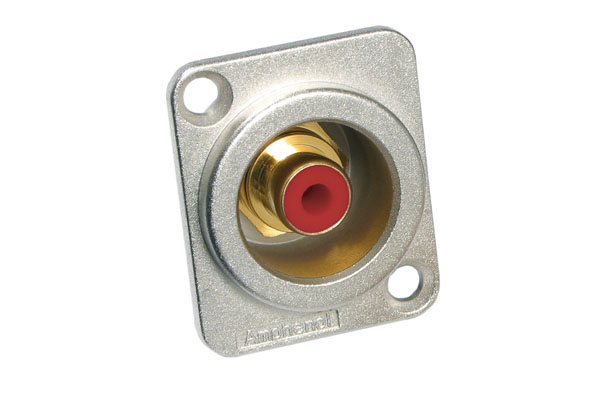 RCA HEMBRA CHASIS ROJO