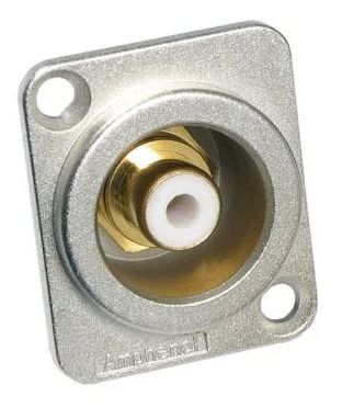 RCA HEMBRA CHASIS BLANCO