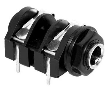 JACK STEREO DE PANEL PLASTICO