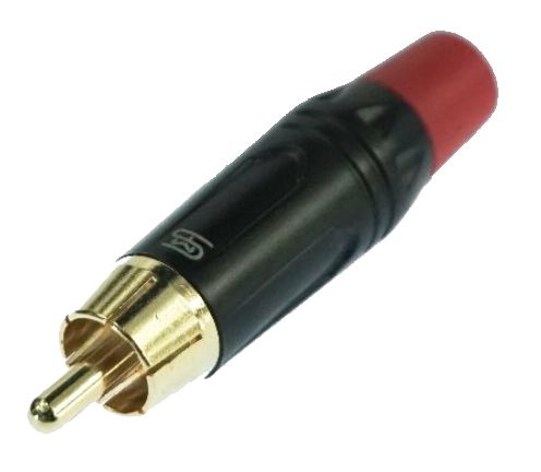 RCA MACHO VOLANTE ROJO METALICO 6.0 mm