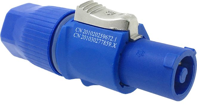 POWERCON 20A VOLANTE HEMBRA c/3P AZUL Input