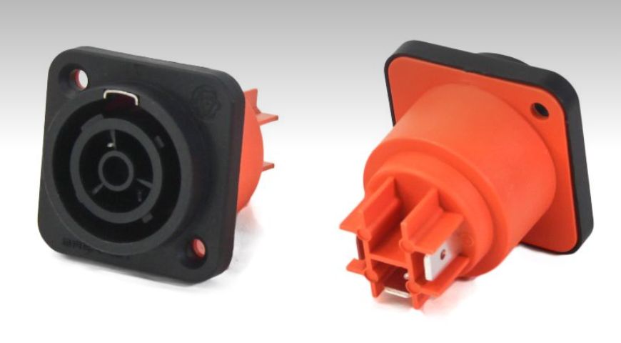 POWERCON 16A CHASIS HEMBRA PRUEBA DE AGUA IP65-220V