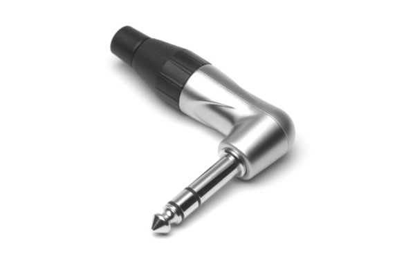 PLUG STEREO 90° METAL /PRENSACABLE