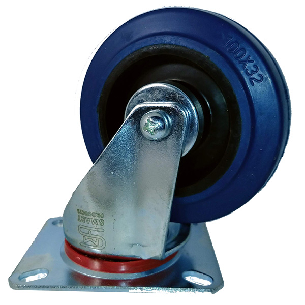 RUEDA AZUL 100 mm SOLO GIRO 130Kg