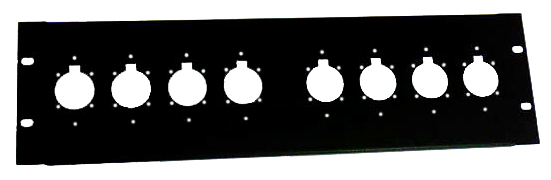 PANEL RACK 3U PARA 8 SPEAKON / EP